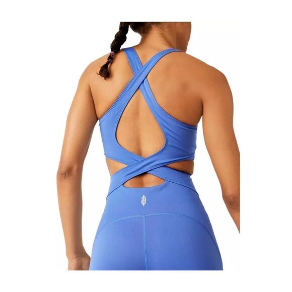 Free People Movement Back It Up Jumpsuit in Swim Club, XS $98 - Picture 7 of 7